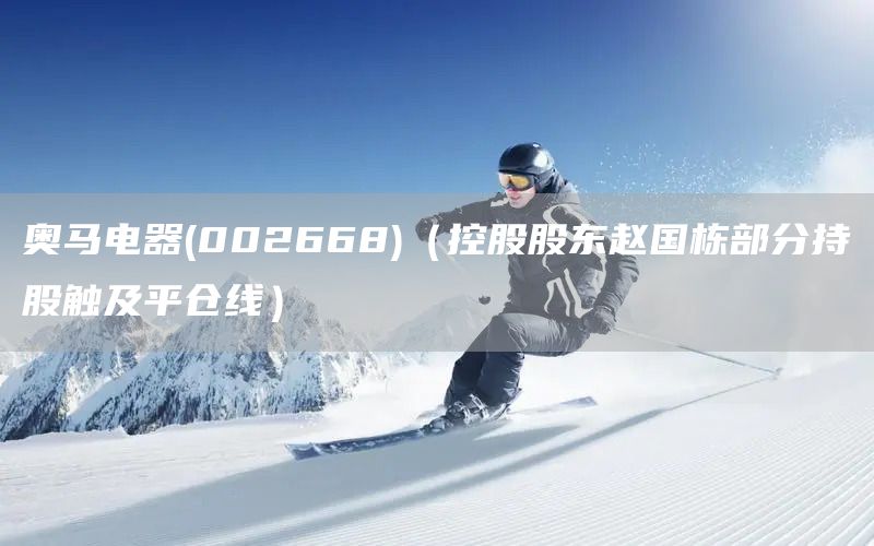 奧馬電器(002668)（控股股東趙國(guó)棟部分持股觸及平倉(cāng)線）(圖1)